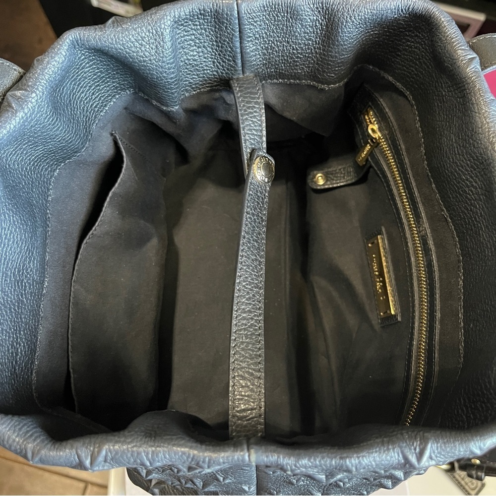 Jimmy Choo Black Star-Studded Leather Tote - Picture 7 of 16